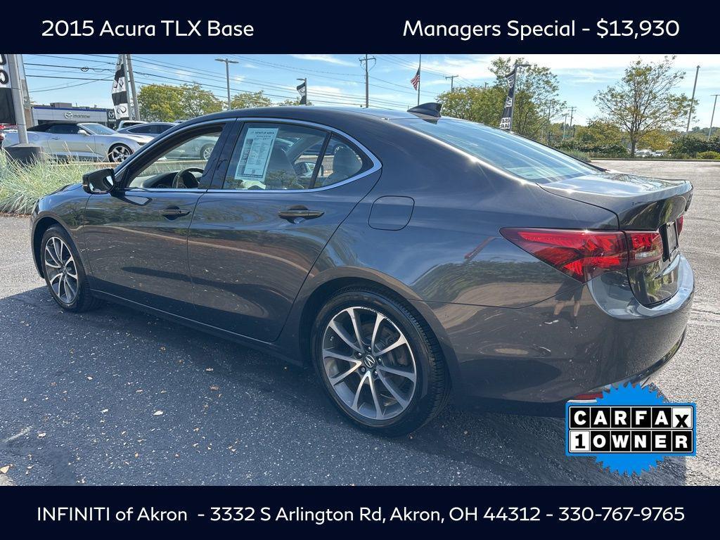 used 2015 Acura TLX car, priced at $13,930