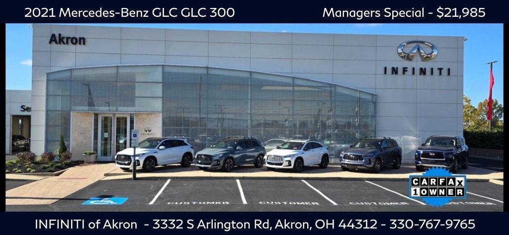 used 2021 Mercedes-Benz GLC 300 car, priced at $21,985