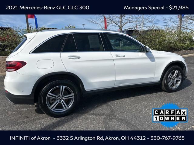 used 2021 Mercedes-Benz GLC 300 car, priced at $21,985