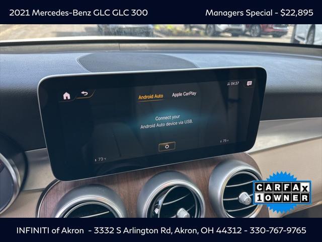 used 2021 Mercedes-Benz GLC 300 car, priced at $22,895