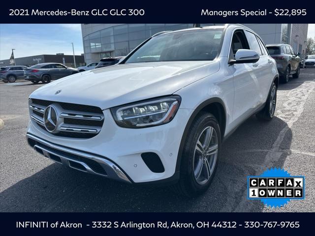 used 2021 Mercedes-Benz GLC 300 car, priced at $22,895