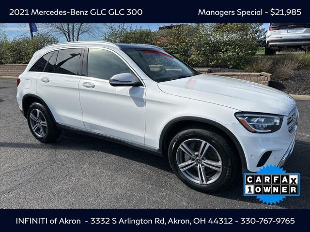 used 2021 Mercedes-Benz GLC 300 car, priced at $21,985