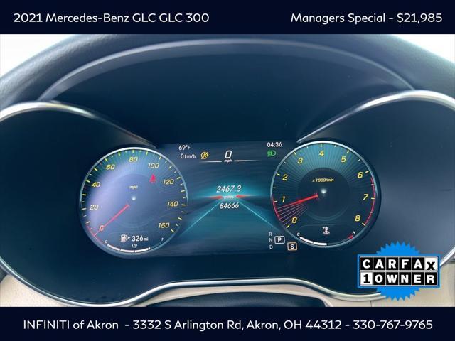 used 2021 Mercedes-Benz GLC 300 car, priced at $21,985