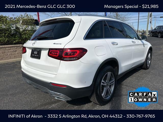 used 2021 Mercedes-Benz GLC 300 car, priced at $21,985