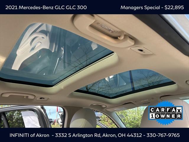 used 2021 Mercedes-Benz GLC 300 car, priced at $22,895