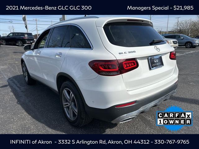 used 2021 Mercedes-Benz GLC 300 car, priced at $21,985