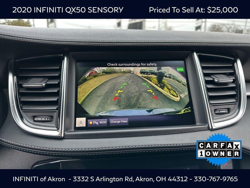 used 2020 INFINITI QX50 car, priced at $25,000