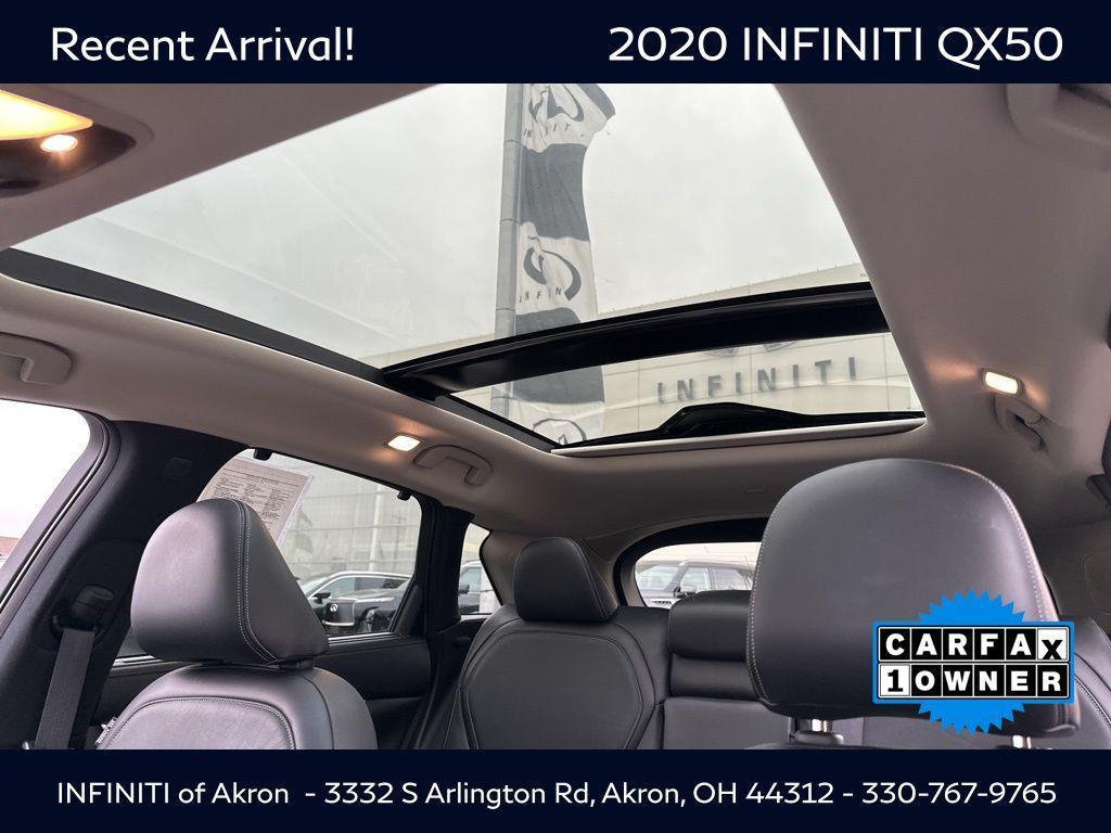 used 2020 INFINITI QX50 car, priced at $25,000