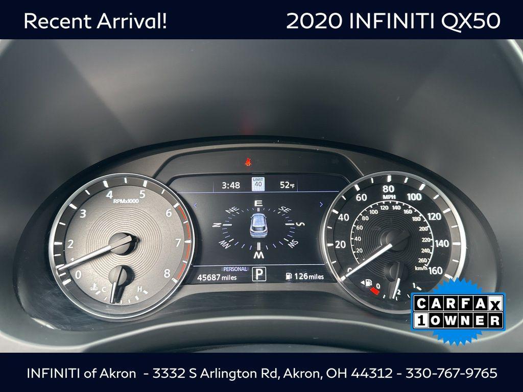 used 2020 INFINITI QX50 car, priced at $25,000