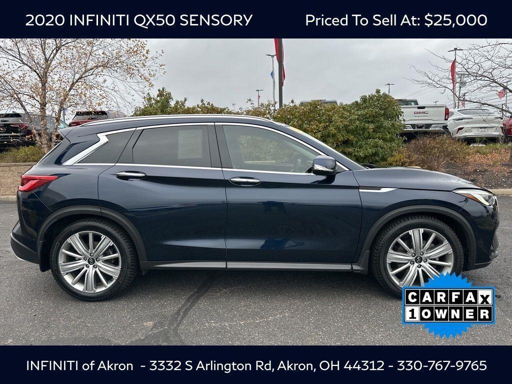 used 2020 INFINITI QX50 car, priced at $25,000