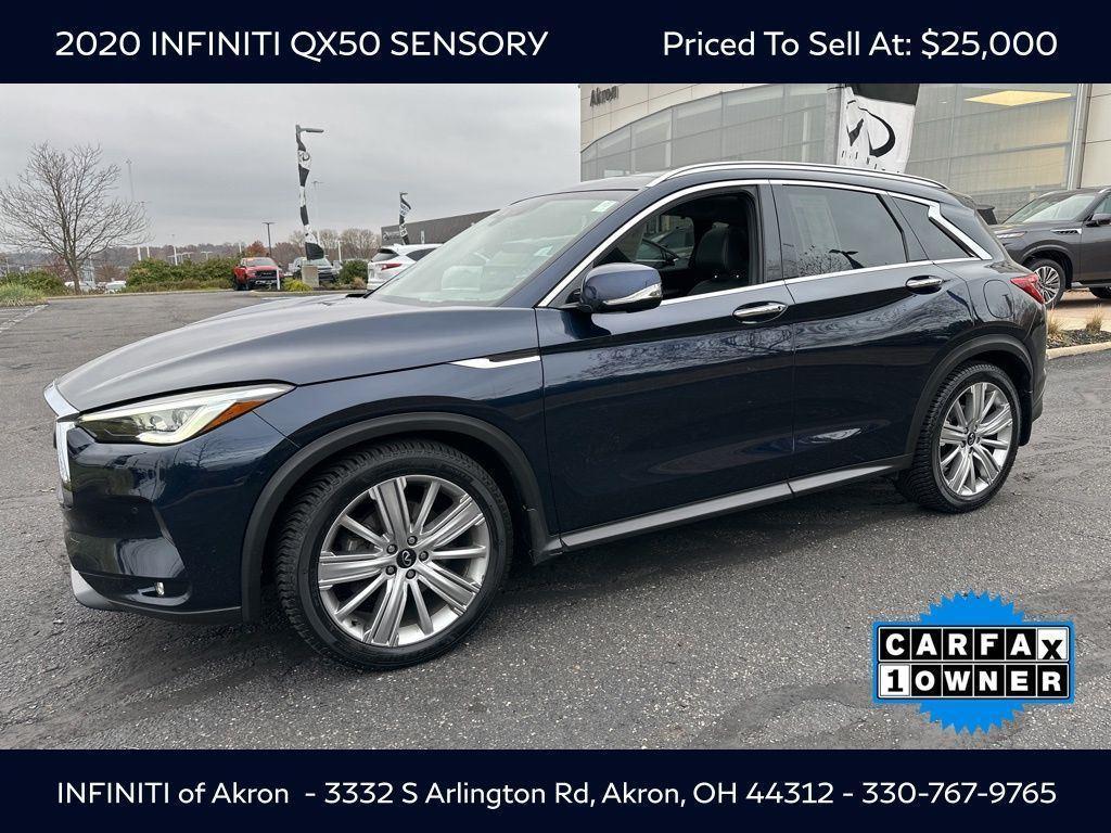 used 2020 INFINITI QX50 car, priced at $25,000