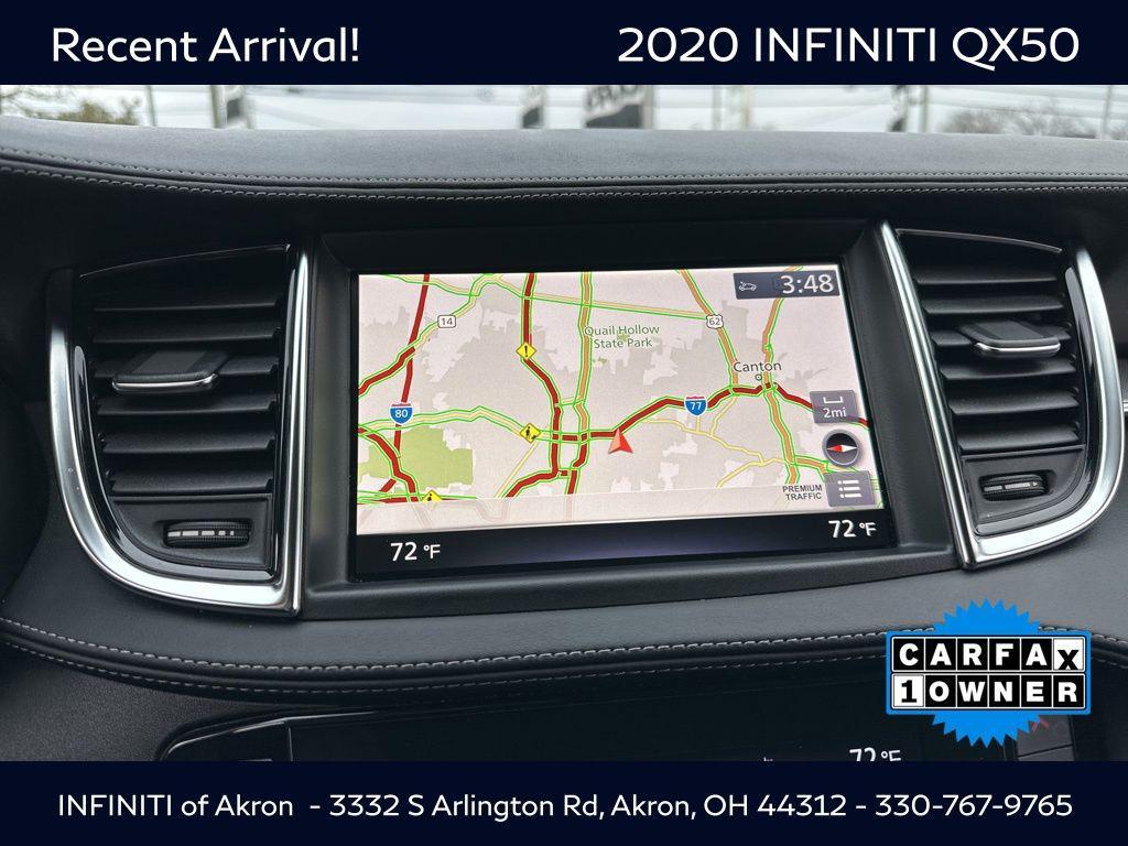 used 2020 INFINITI QX50 car, priced at $25,000