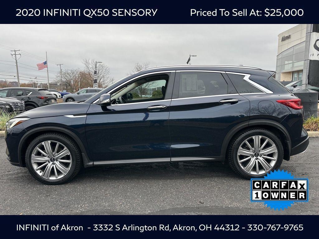 used 2020 INFINITI QX50 car, priced at $25,000