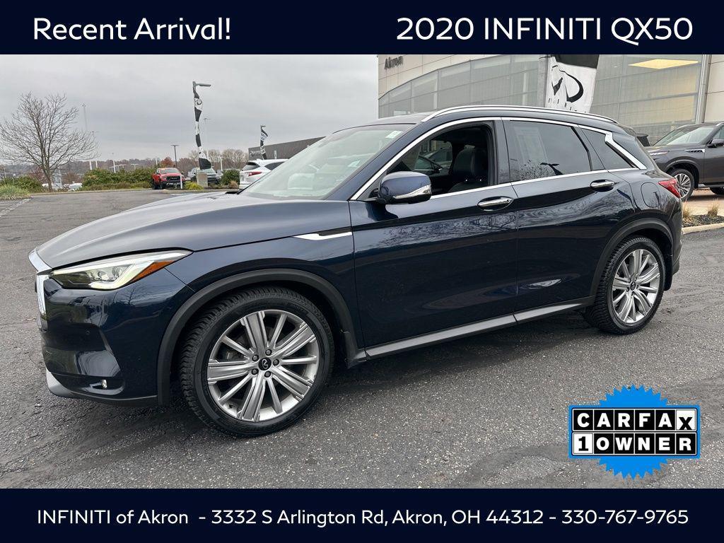 used 2020 INFINITI QX50 car, priced at $25,000