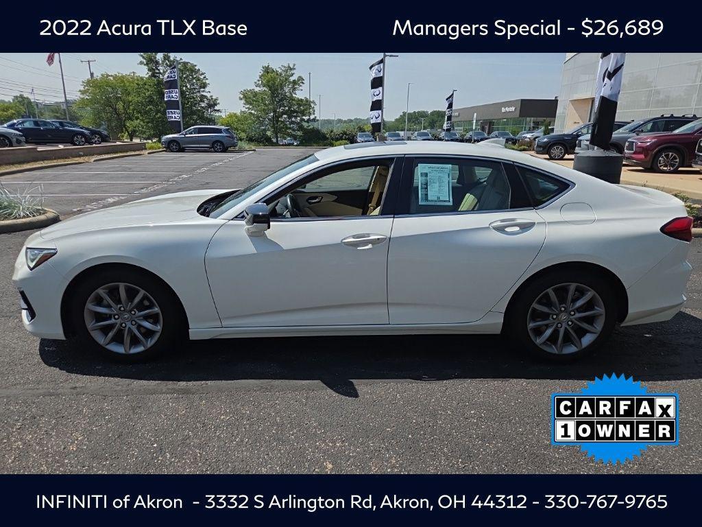 used 2022 Acura TLX car, priced at $26,689