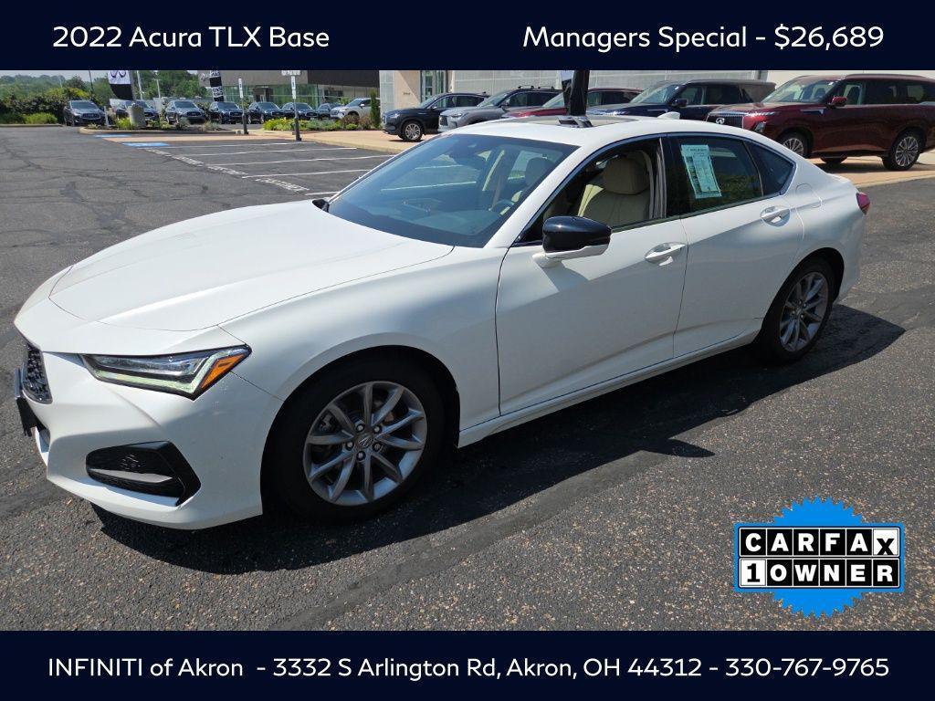 used 2022 Acura TLX car, priced at $26,689