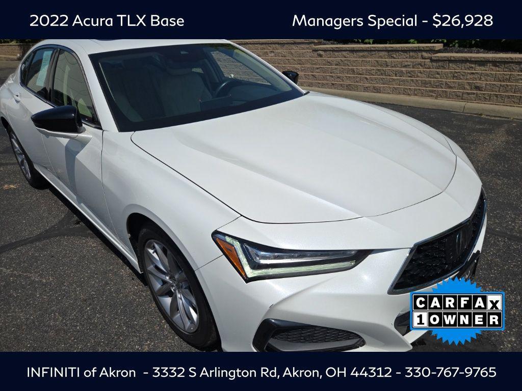 used 2022 Acura TLX car, priced at $26,928