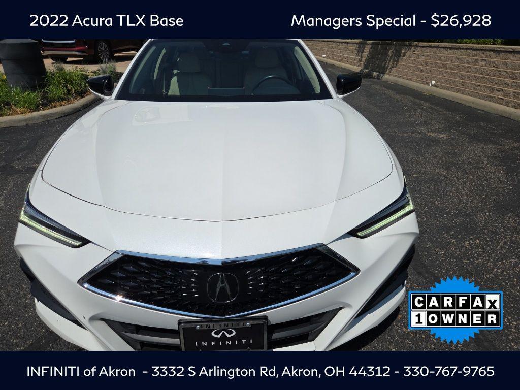 used 2022 Acura TLX car, priced at $26,928