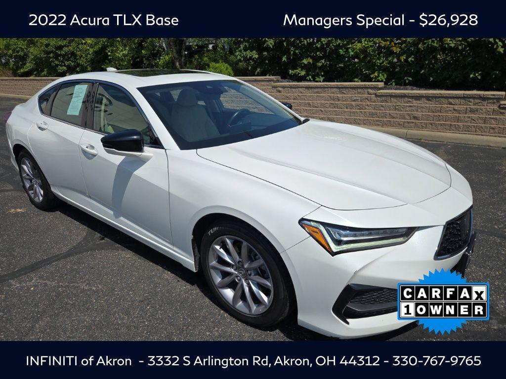 used 2022 Acura TLX car, priced at $26,928