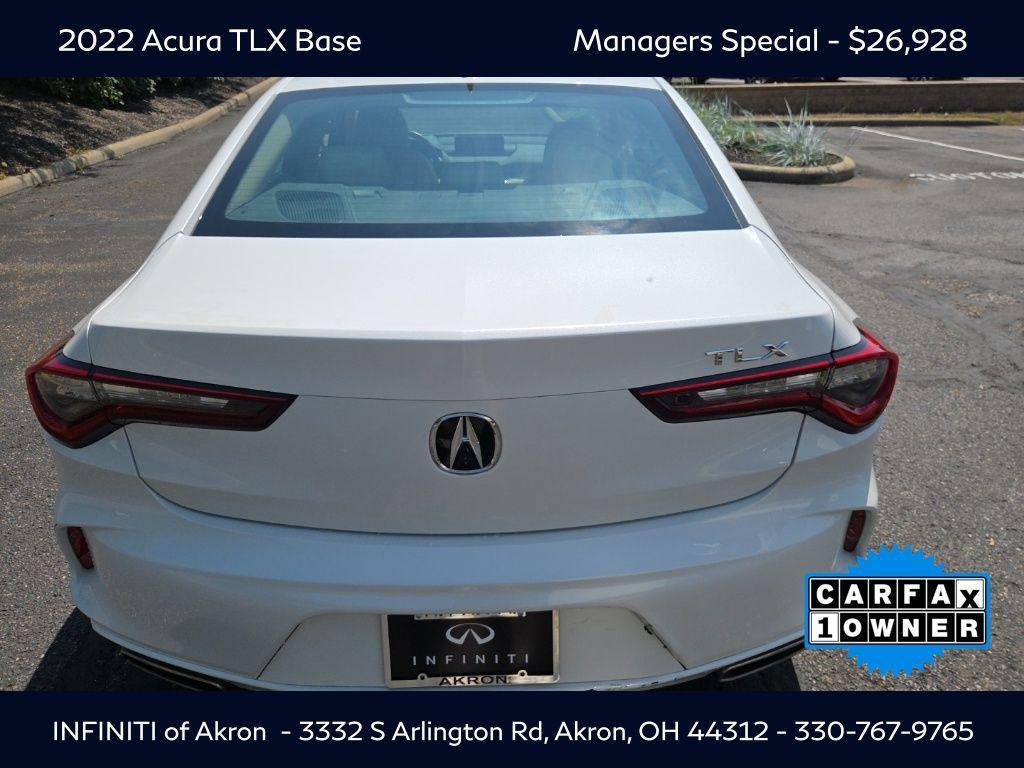 used 2022 Acura TLX car, priced at $26,928