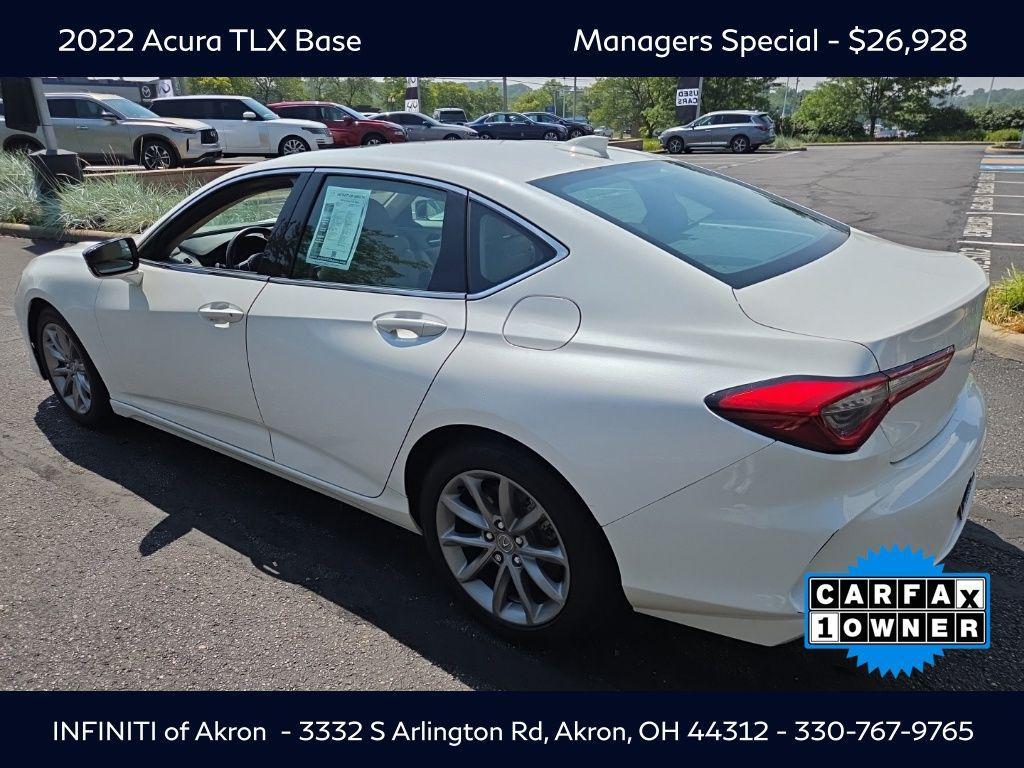 used 2022 Acura TLX car, priced at $26,928