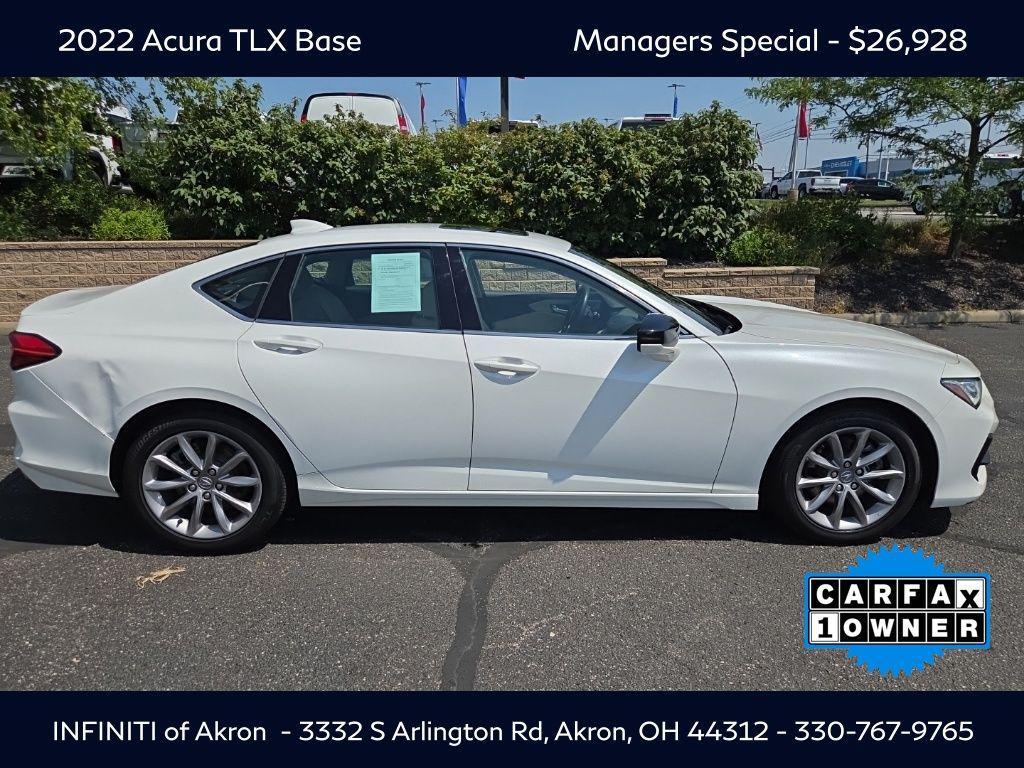 used 2022 Acura TLX car, priced at $26,928