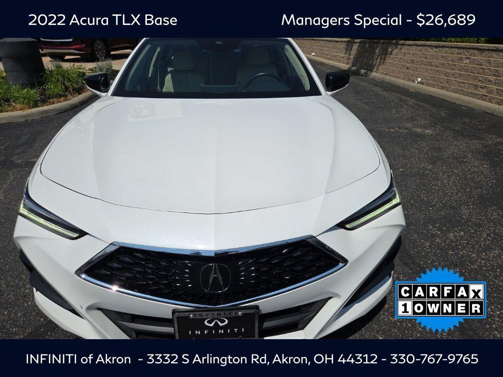 used 2022 Acura TLX car, priced at $26,689