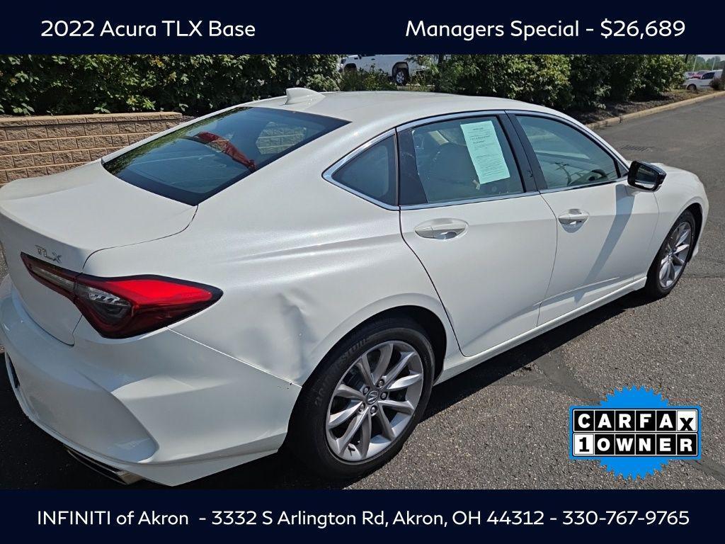 used 2022 Acura TLX car, priced at $26,689