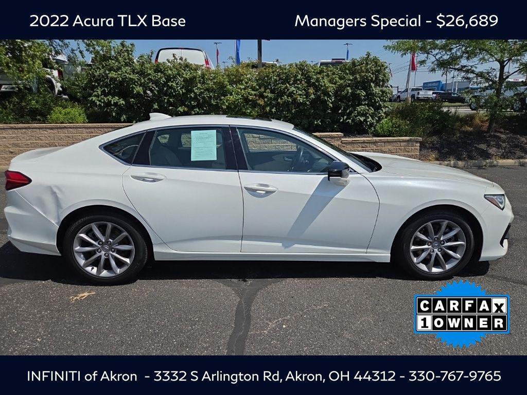 used 2022 Acura TLX car, priced at $26,689