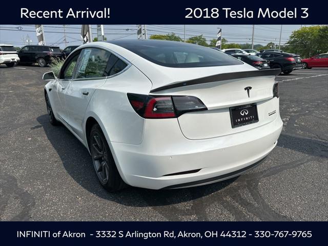 used 2018 Tesla Model 3 car, priced at $18,059