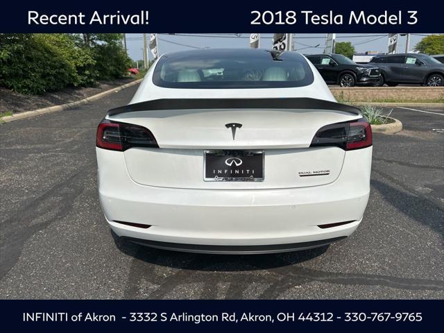 used 2018 Tesla Model 3 car, priced at $18,059