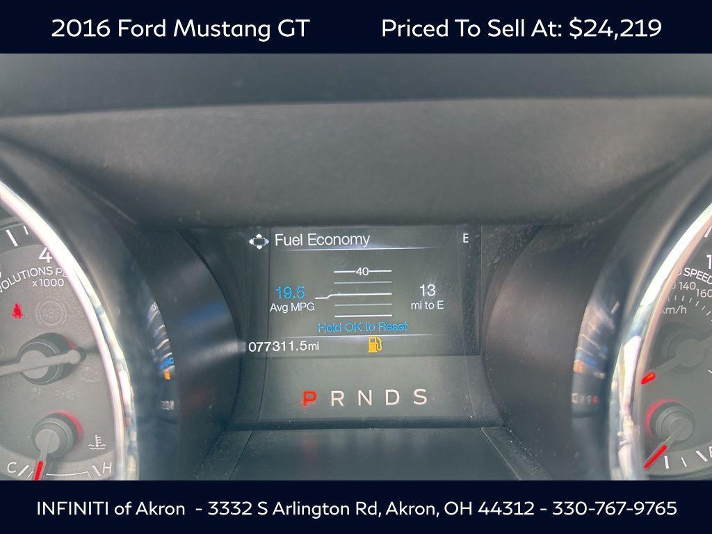 used 2016 Ford Mustang car, priced at $24,219