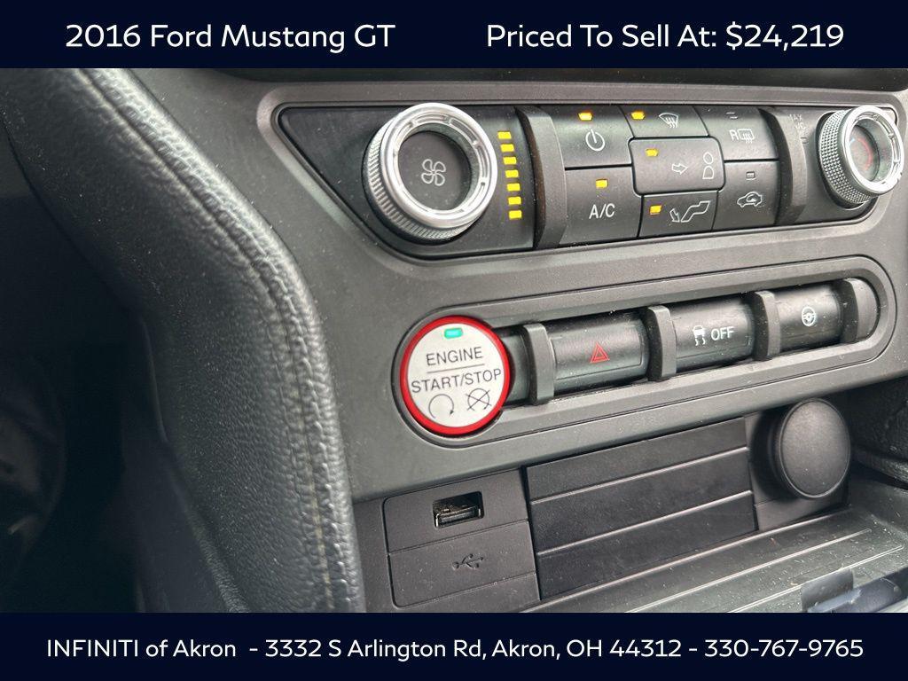 used 2016 Ford Mustang car, priced at $24,219