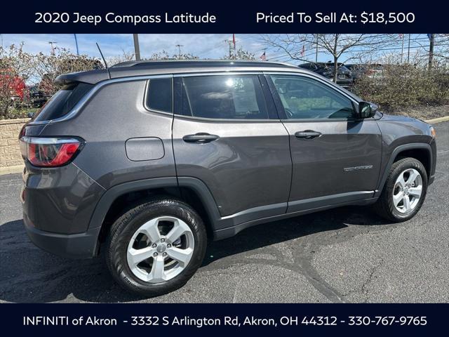 used 2020 Jeep Compass car, priced at $18,500