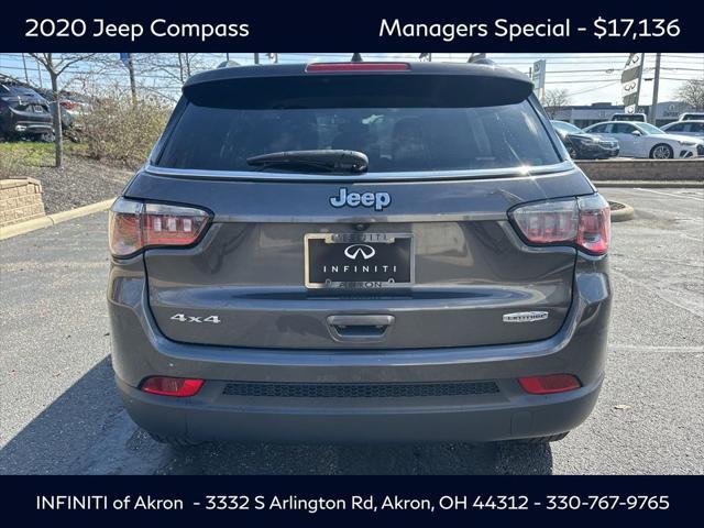 used 2020 Jeep Compass car, priced at $17,136