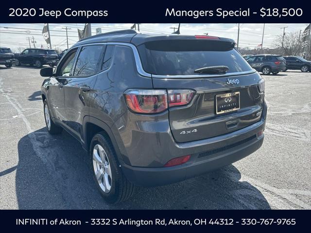 used 2020 Jeep Compass car, priced at $18,500