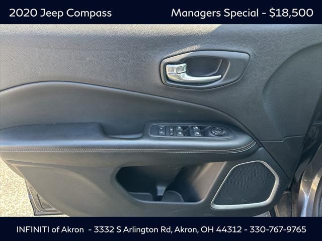 used 2020 Jeep Compass car, priced at $18,500