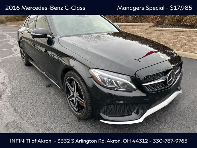 used 2016 Mercedes-Benz C-Class car, priced at $17,985