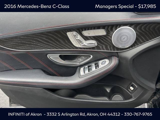 used 2016 Mercedes-Benz C-Class car, priced at $17,985