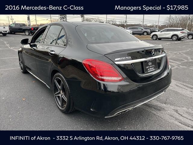 used 2016 Mercedes-Benz C-Class car, priced at $17,985