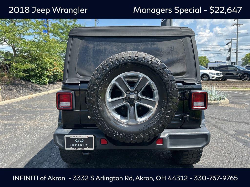 used 2018 Jeep Wrangler Unlimited car, priced at $22,647