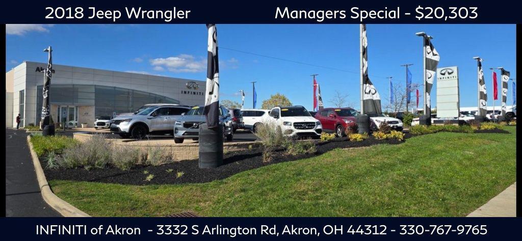 used 2018 Jeep Wrangler Unlimited car, priced at $20,303