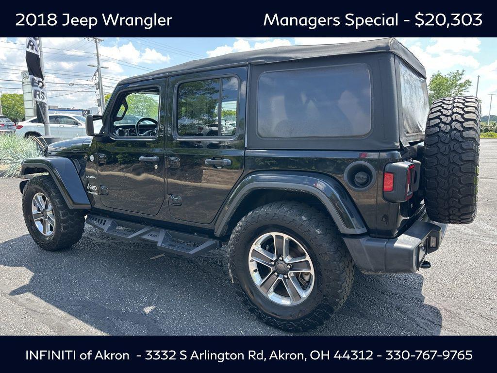 used 2018 Jeep Wrangler Unlimited car, priced at $20,303