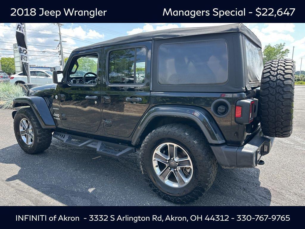 used 2018 Jeep Wrangler Unlimited car, priced at $22,647