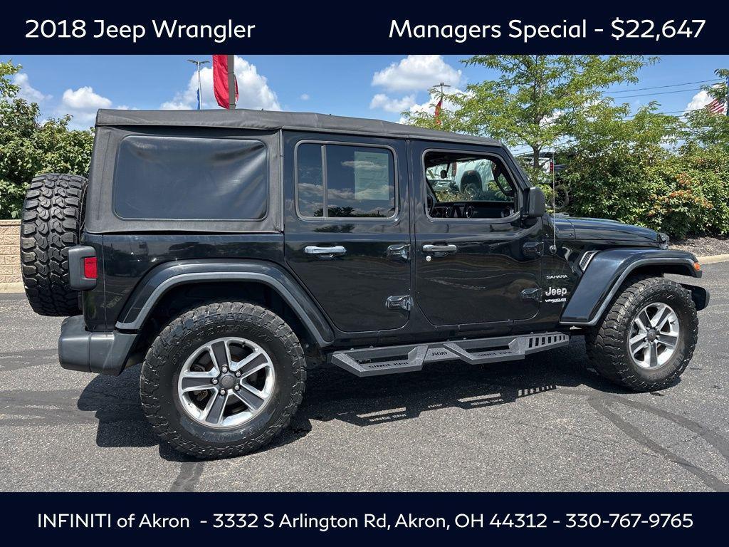 used 2018 Jeep Wrangler Unlimited car, priced at $22,647