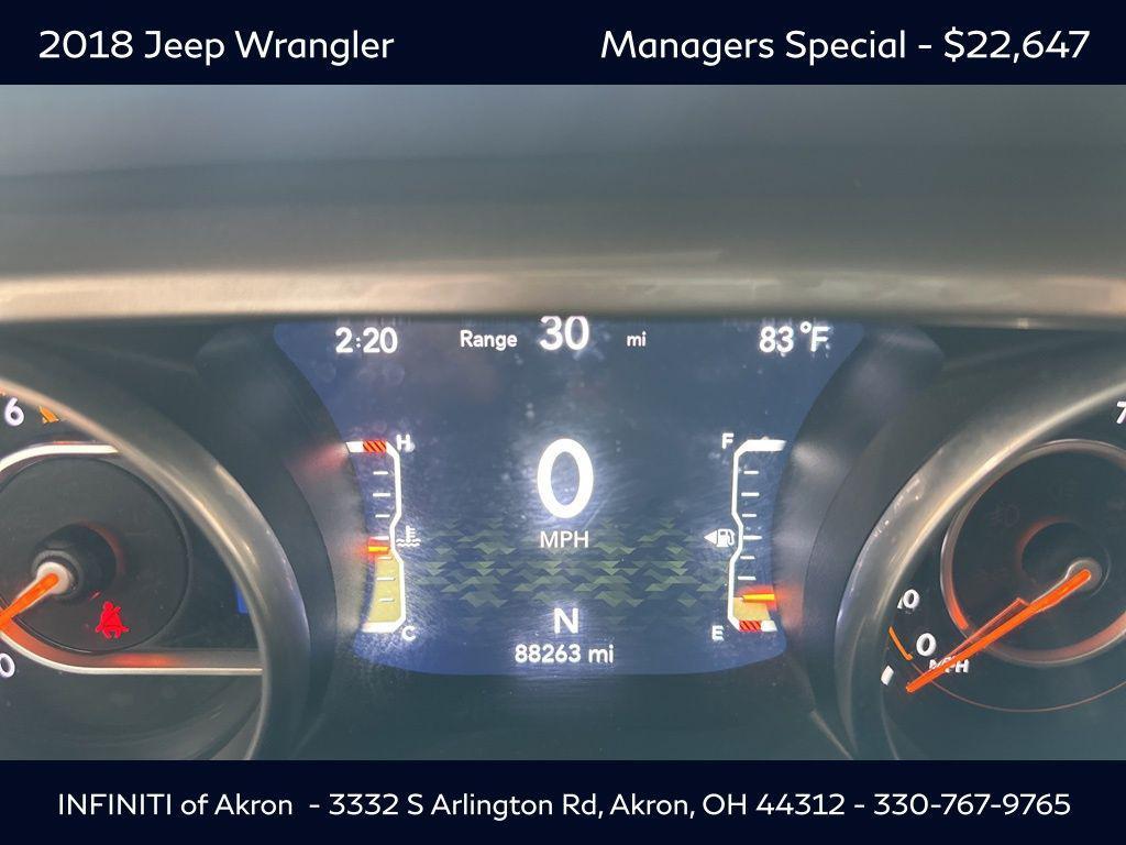 used 2018 Jeep Wrangler Unlimited car, priced at $22,647