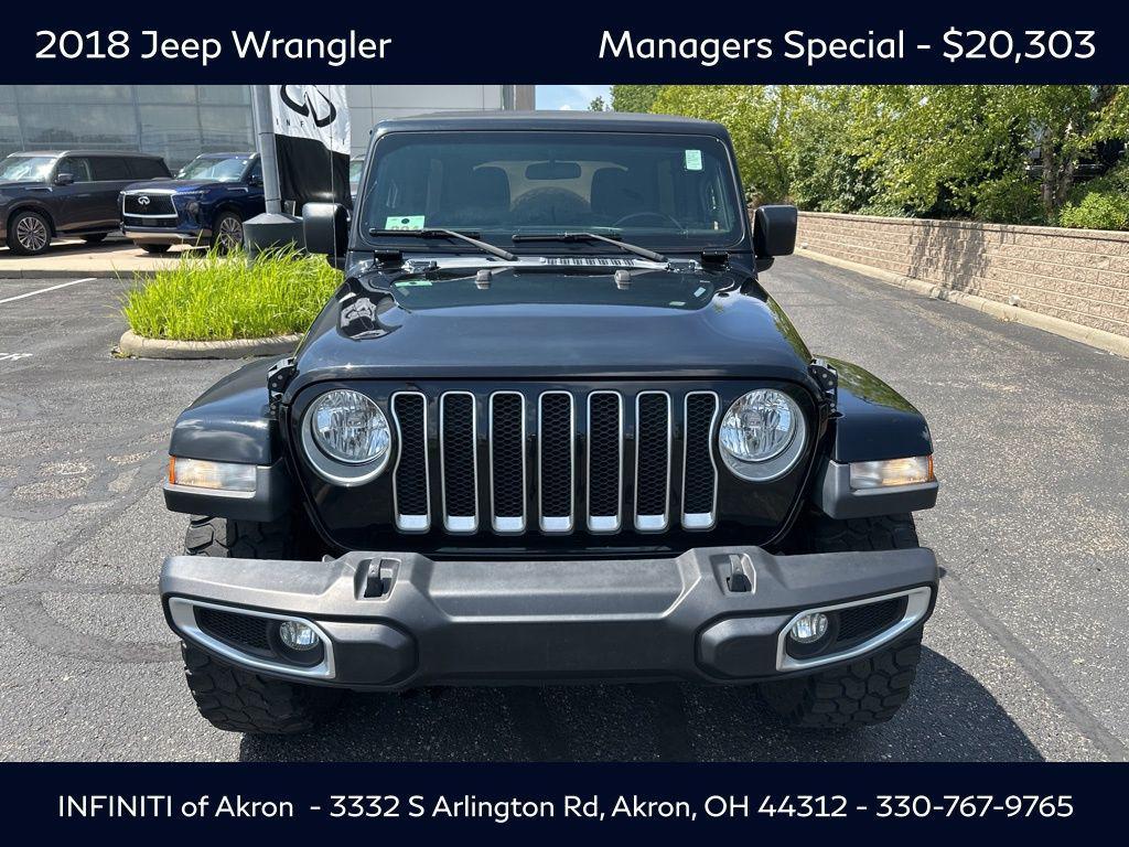 used 2018 Jeep Wrangler Unlimited car, priced at $20,303