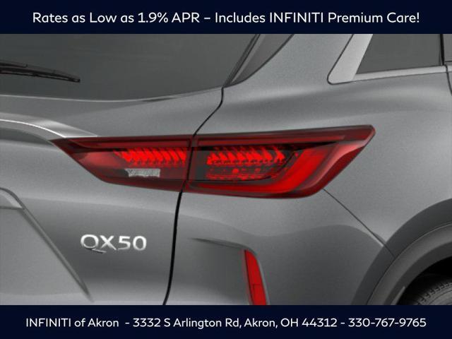 new 2025 INFINITI QX50 car, priced at $42,843