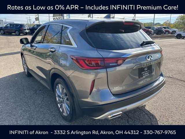 new 2025 INFINITI QX50 car, priced at $42,843