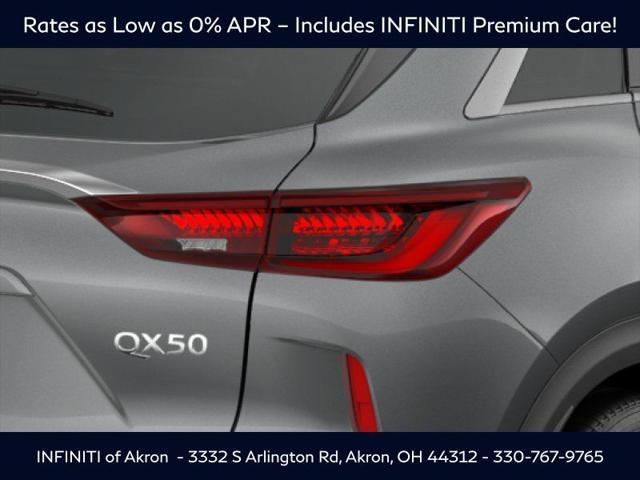 new 2025 INFINITI QX50 car, priced at $42,843